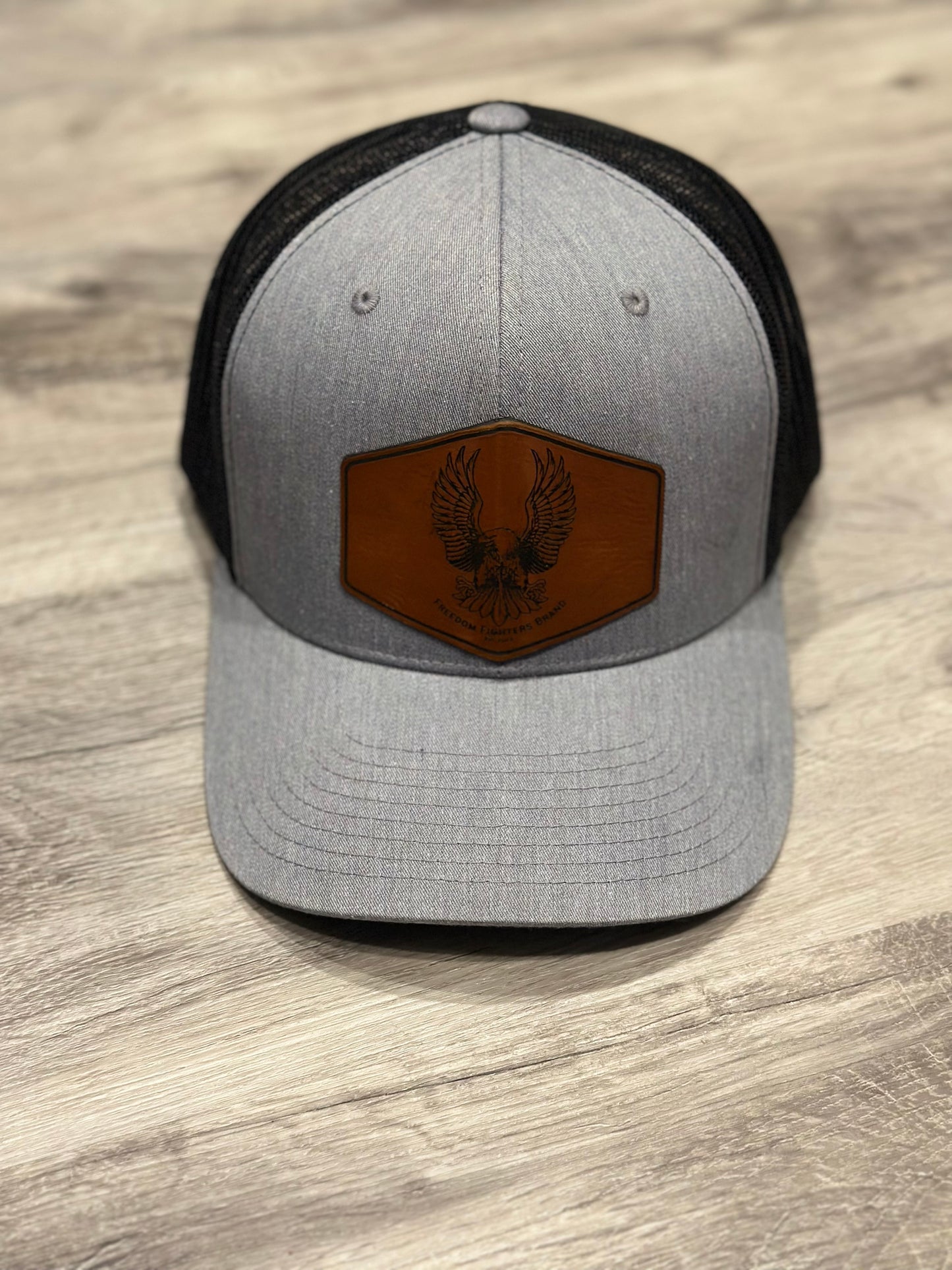 Freedom Fighters "Eagle" Leather Patch Snapback